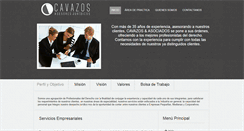 Desktop Screenshot of cavazosyasociados.com