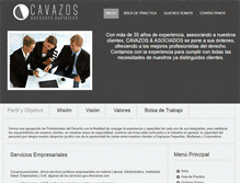Tablet Screenshot of cavazosyasociados.com